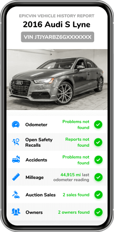 Vehicle history reports with you data